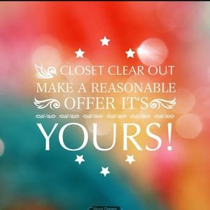 🎉CLOSET CLEAR OUT🎉